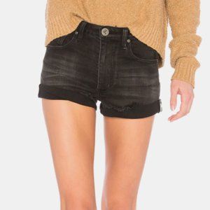 One Teaspoon Black Paris Highrise Harlet Shorts
